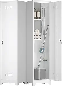 Slim Broom Closet Storage Cabinet, 65