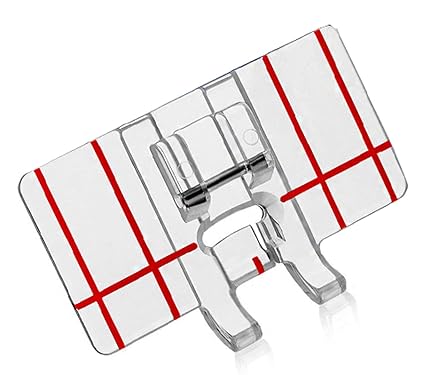 DREAMSTITCH BLDY-BGF, JAG605 Border Guide Presser Foot for All Low Shank Snap-On Singer,Brother,Babylock,Euro-Pro,Janome,Kenmore,White,Juki,Janome Home,Simplicity,Elna Sewing Machine 605