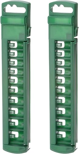 Caja organizadora de llaves de vaso de 14 pulgadas, 10 ranuras, portátil, de plástico ABS, soporte de riel para enchufes métricos y SAE poco