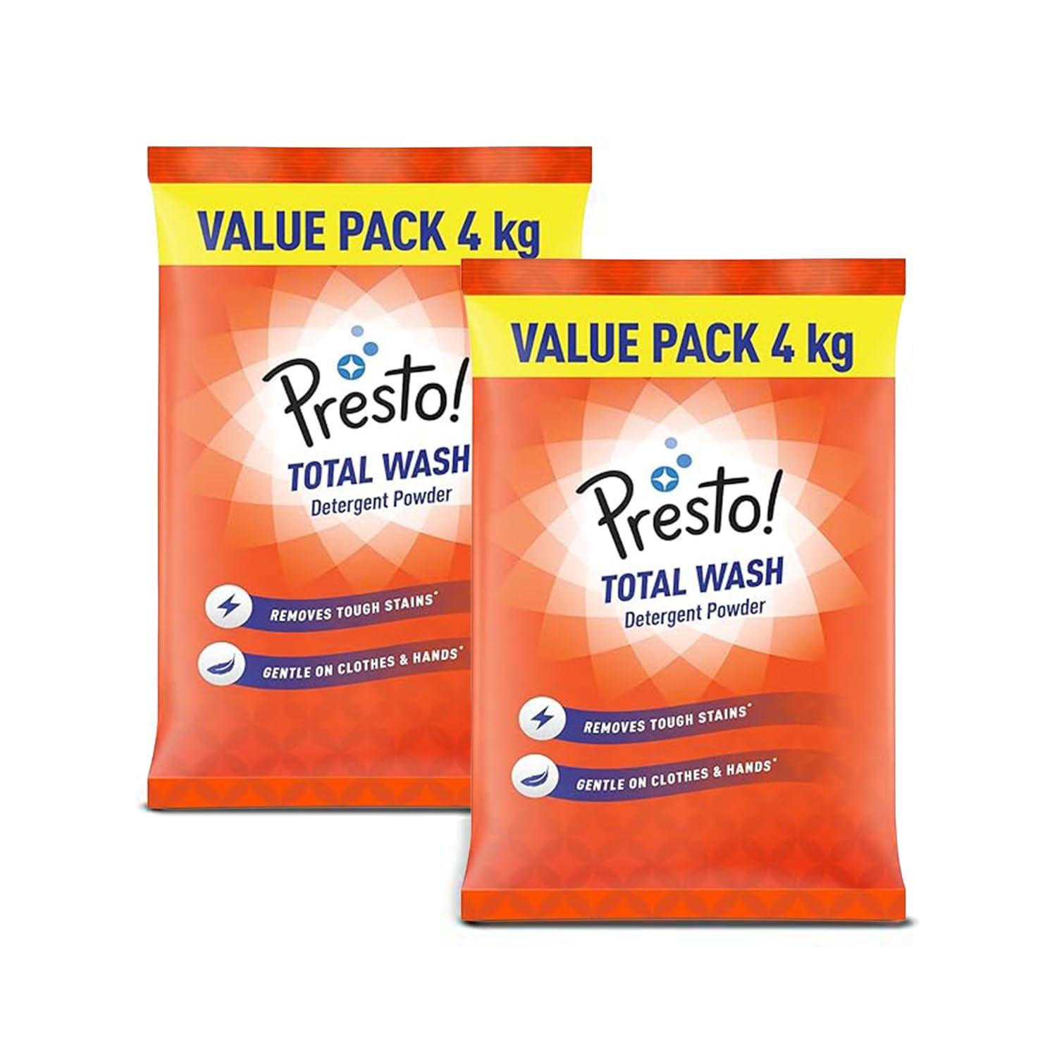 Presto! Total Wash Detergent Twin Pack 8kg – 30% Off