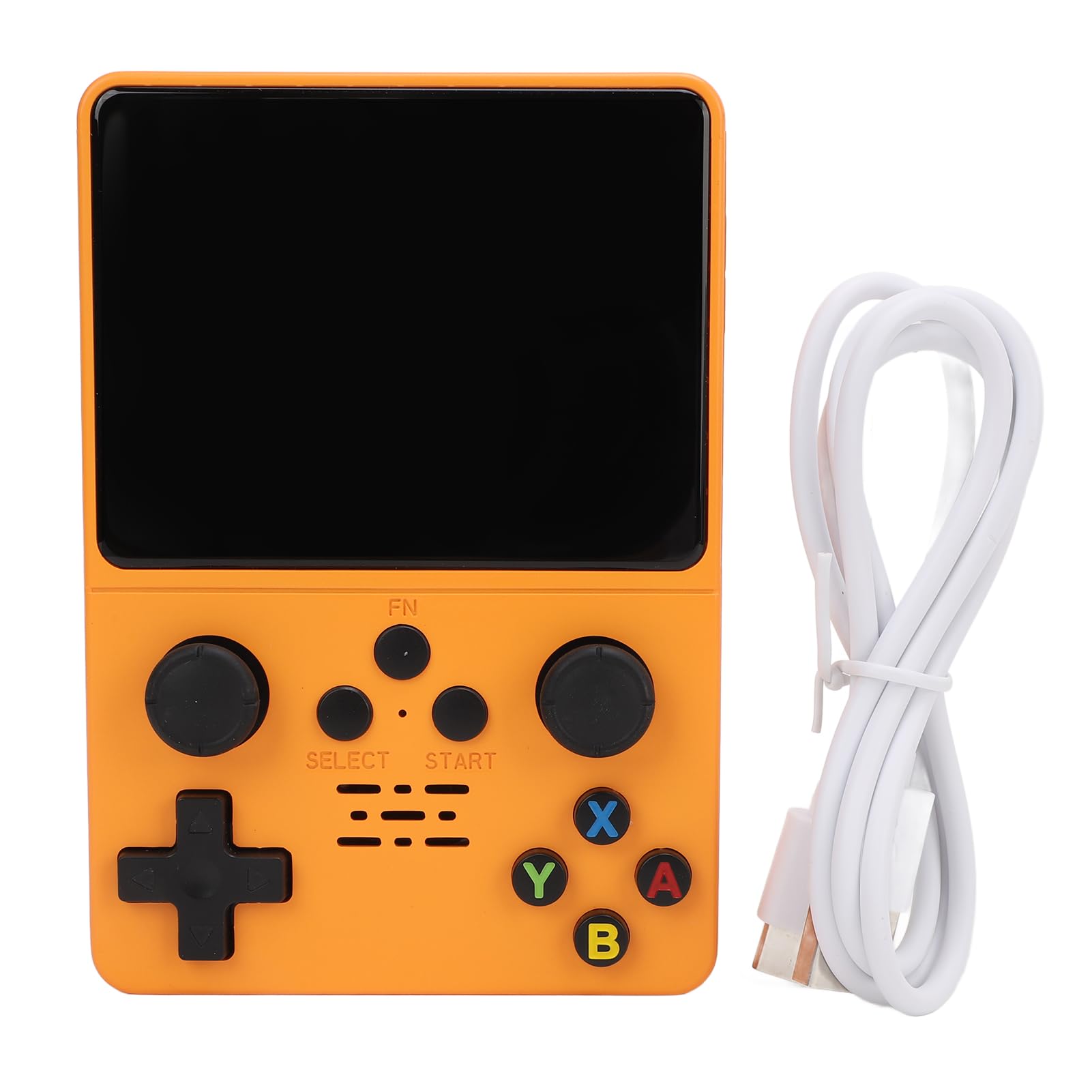 Przenośna Konsola do Gier R35s, Konsole do Gier Retro, Dwa Analogowe Joysticki 3D, Ekran IPS 3,5 Cala, 20 Symulatorów, Przenośne Gry Wideo w Stylu Retro 64 GB / 128 GB, Bateria