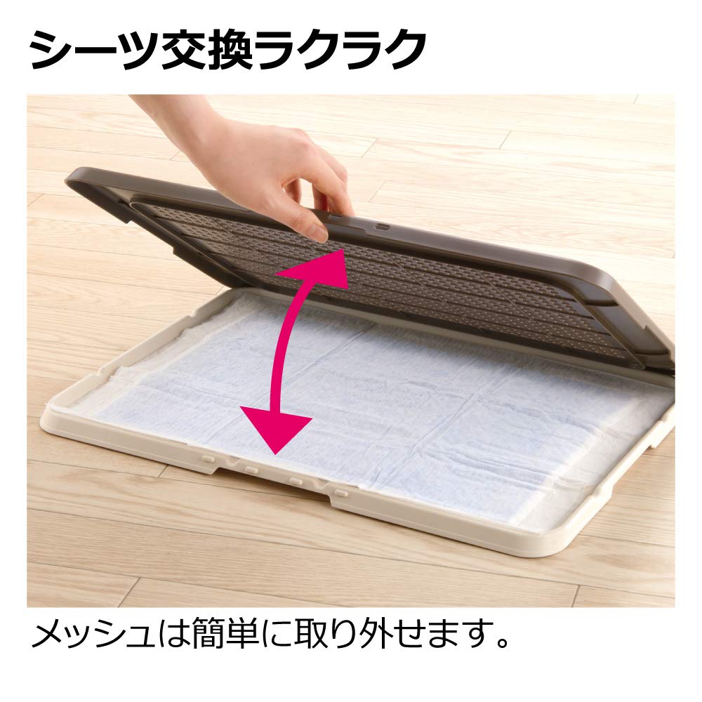 Richell 犬用ケージ ダークブラウントイレトレーセット 楽天市場】リッチェル 犬 トイレトレーニング お掃除簡単