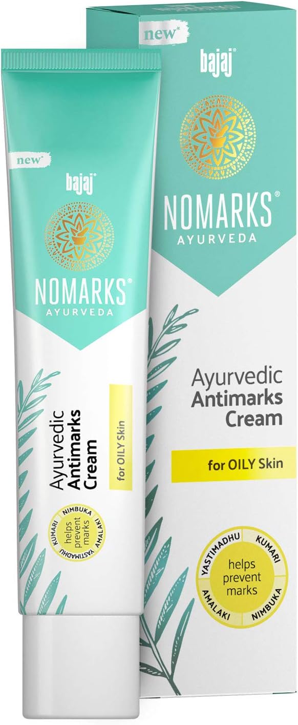 Bajaj Nomarks Ayurvedic Antimarks Cream for Oily skin, 25gm