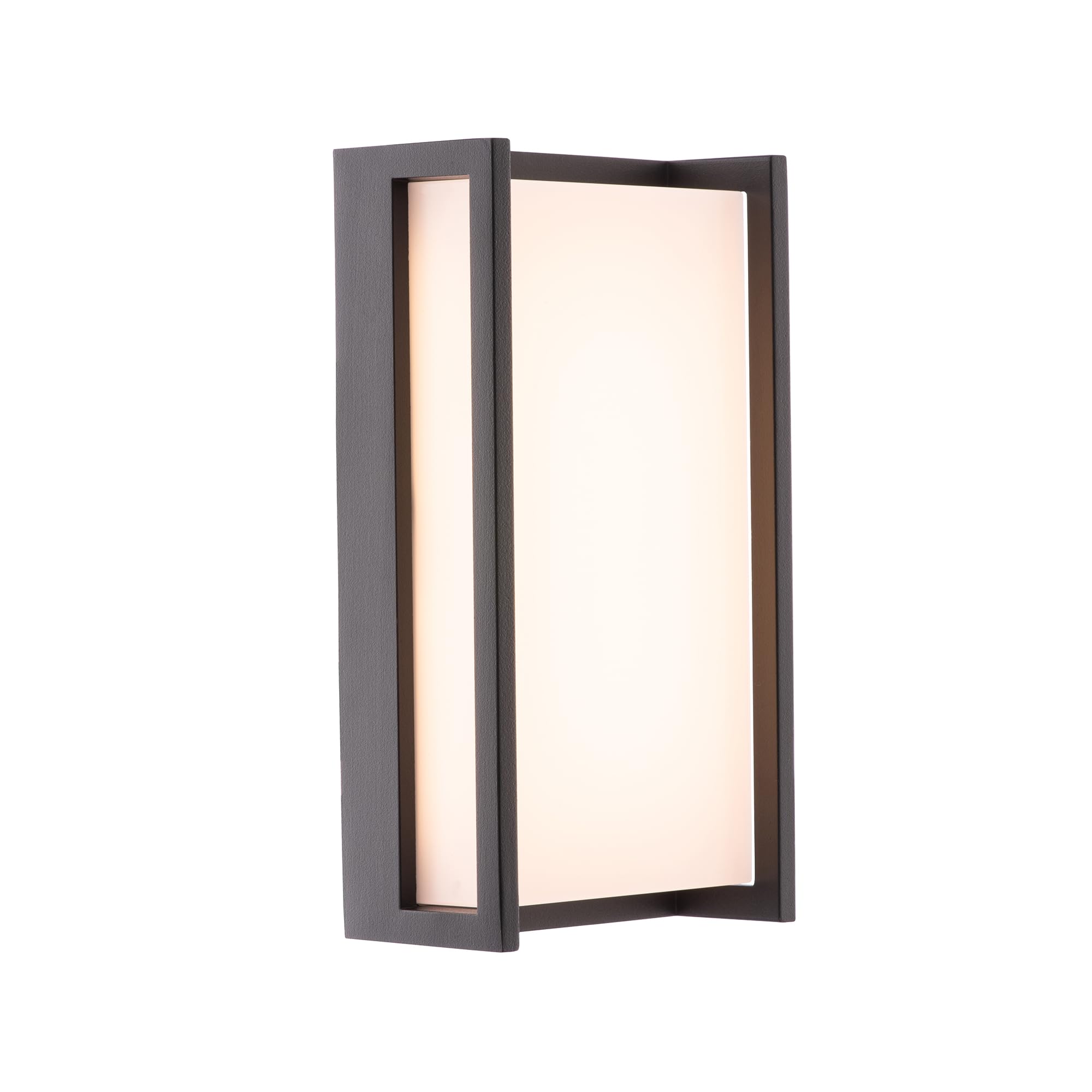LUTEC LED-Wandleuchten für den Außenbereich, 1100LM 3000K Warmweiß, moderne Aluminium-Wandleuchte für den Außenbereich, wasserdichte Innenwandleuchte für Haustür, Veranda, Hausflur, Garten, dunkelgrau