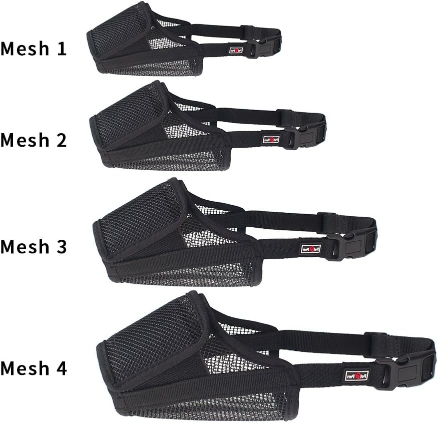 Petperi Breathable Best Fit Dog Muzzles (mesh2)