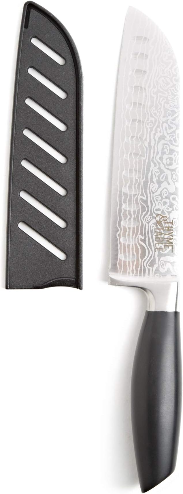 Thyme & Table 7'' Damascus Santoku Kitchen Knife