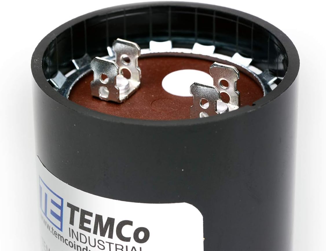 TEMCo 88-106 uf/MFD 330 VAC Volts Round Start Capacitor 50/60 Hz AC Electric - Lot -1 : Industrial & Scientific