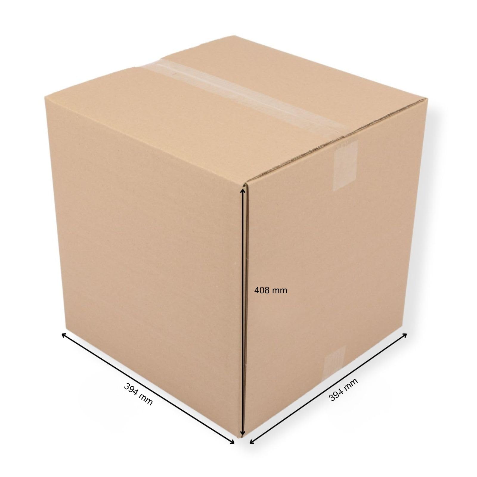 20 St. Faltkartons 400x400x400 braun 2-wellig 2.30 BC-Welle Modulkarton 6er Versandverpackung Bücherkarton Umzugskarton