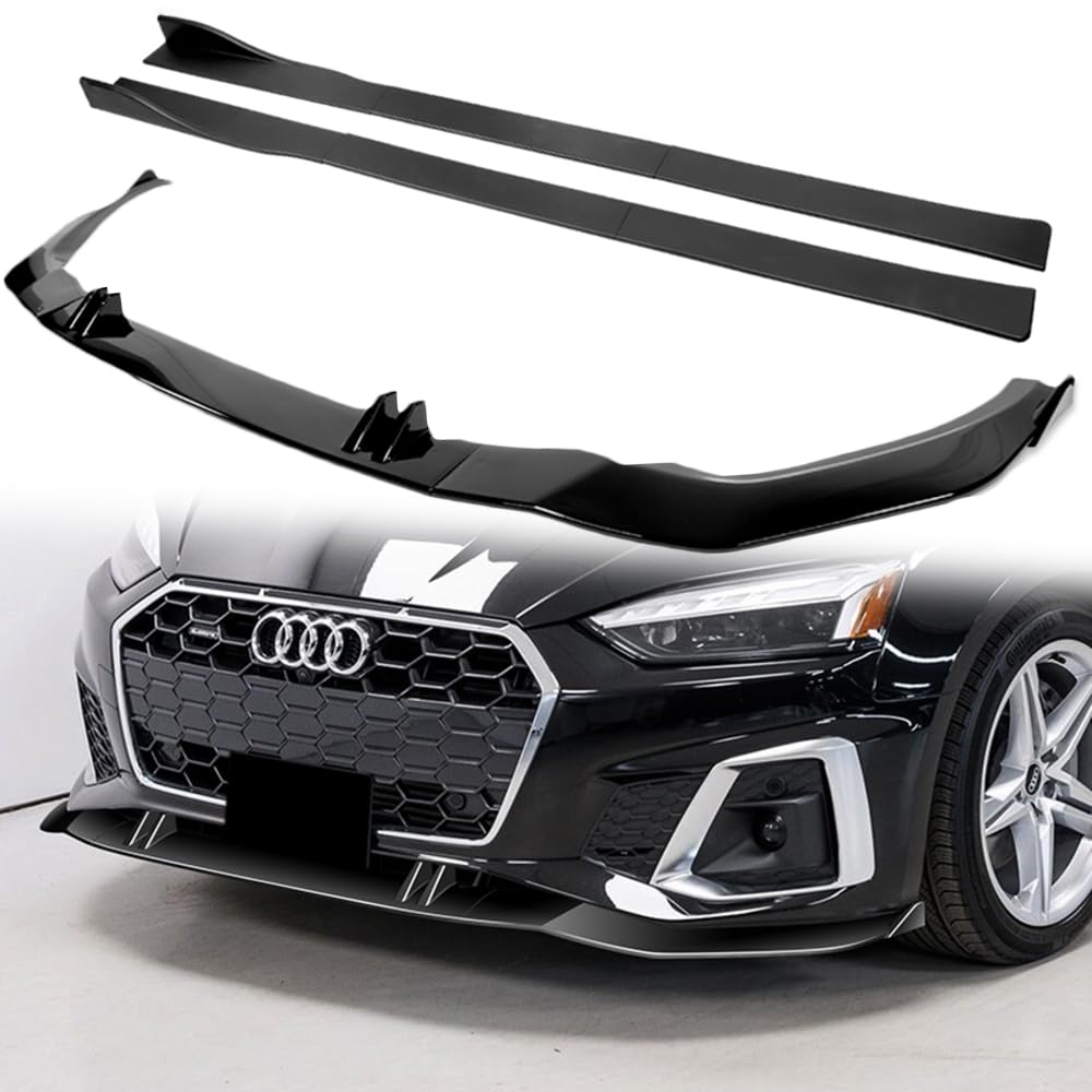 ◆新品未開封◆プウアボーテ　リブインナー　ブラック Amazon.com: Q1-TECH, 9PCS Front Bumper Lip & Side Skirt Extensions