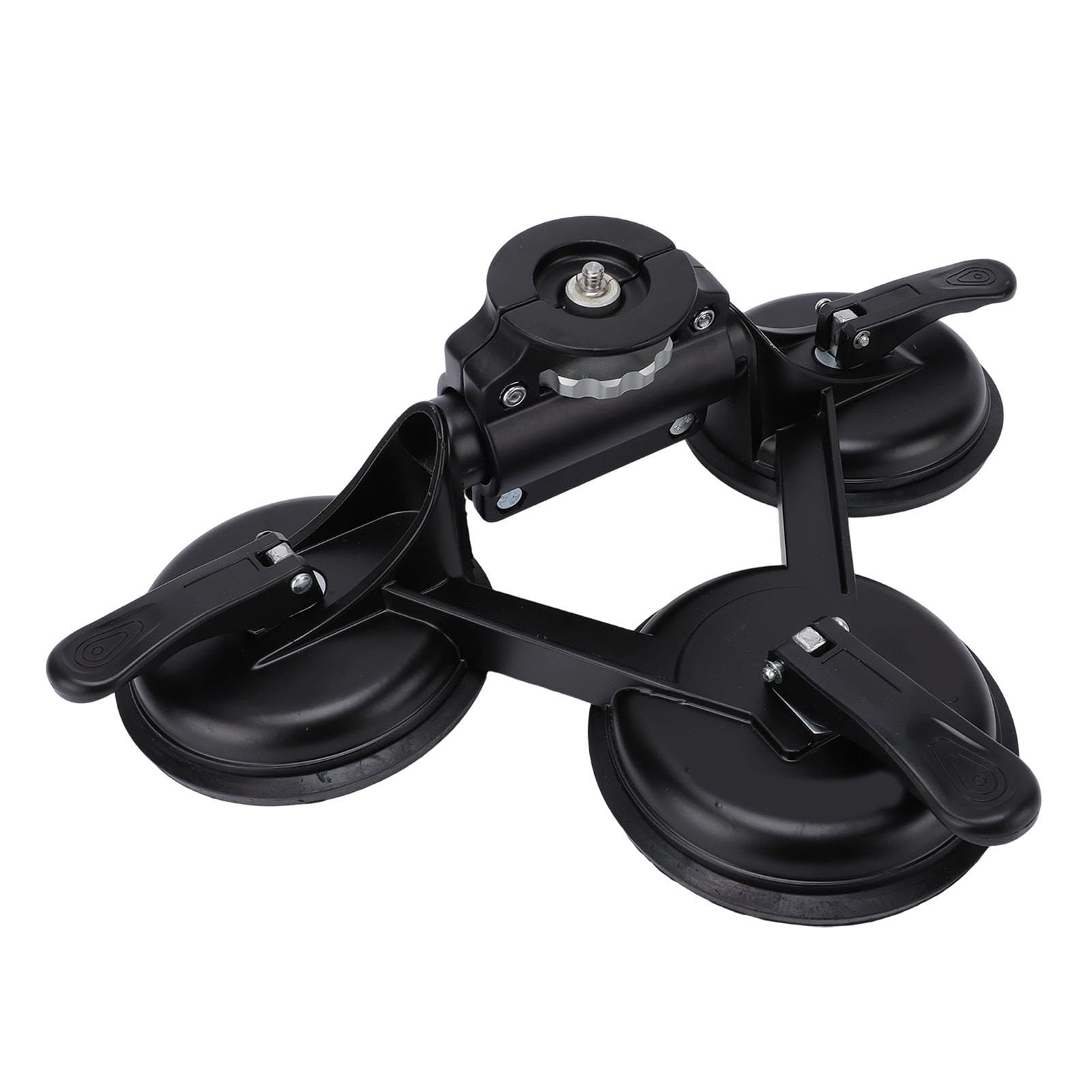 Tosuny Soporte para Teléfono con Ventosa Triple, Capacidad 20KG, para Coche | Metal Suction Cup Mount for X5 X4 X3, DSLR, Mirrorless, Action 5 Pro