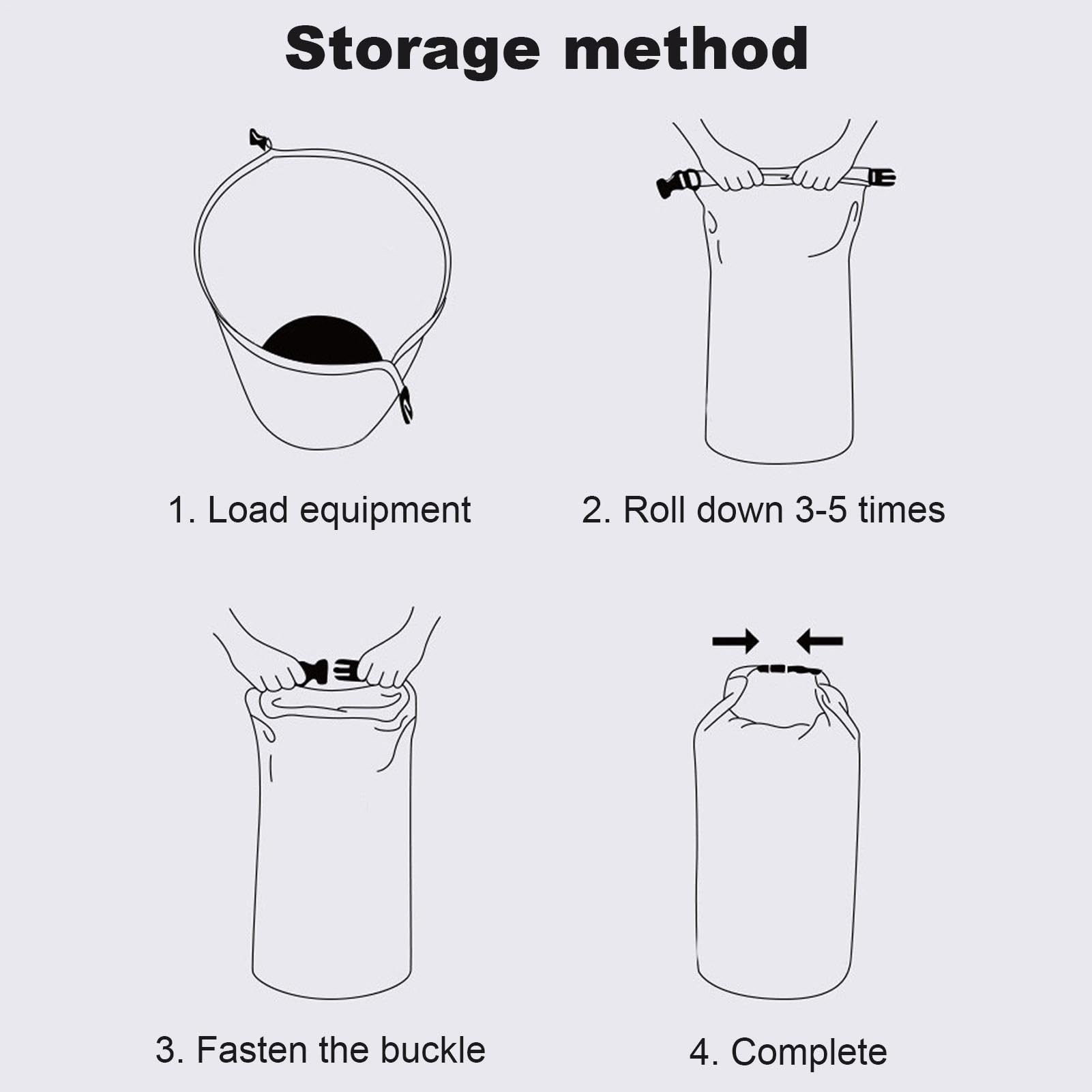 Bolsas secas para kayak impermeable e impermeable para kayak Mochila de | Accesorios deportivos de agua flotantes al aire libre portátiles al aire libre para viaj