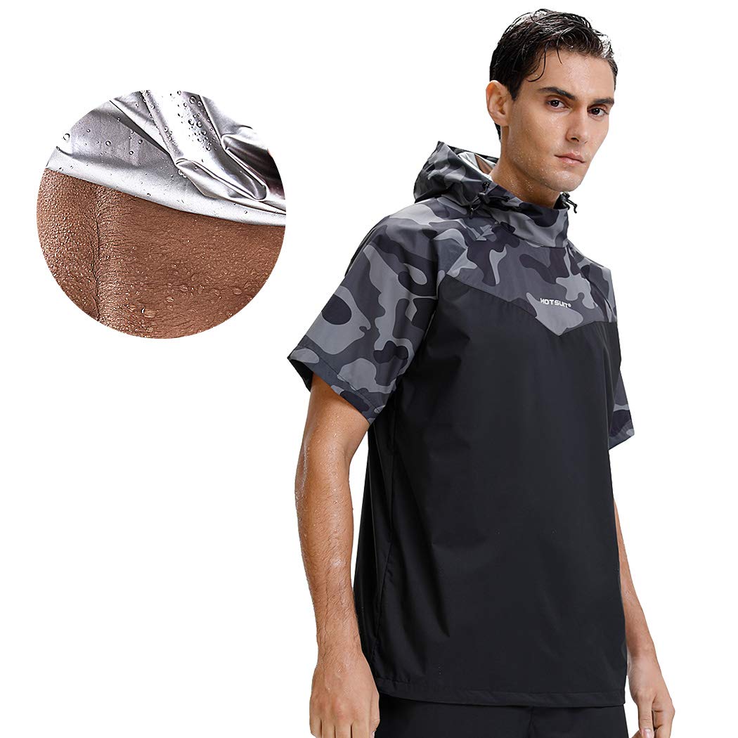 Amazon.co.jp: HOTSUIT サウナジャケット メンズ サウナスーツ ジム