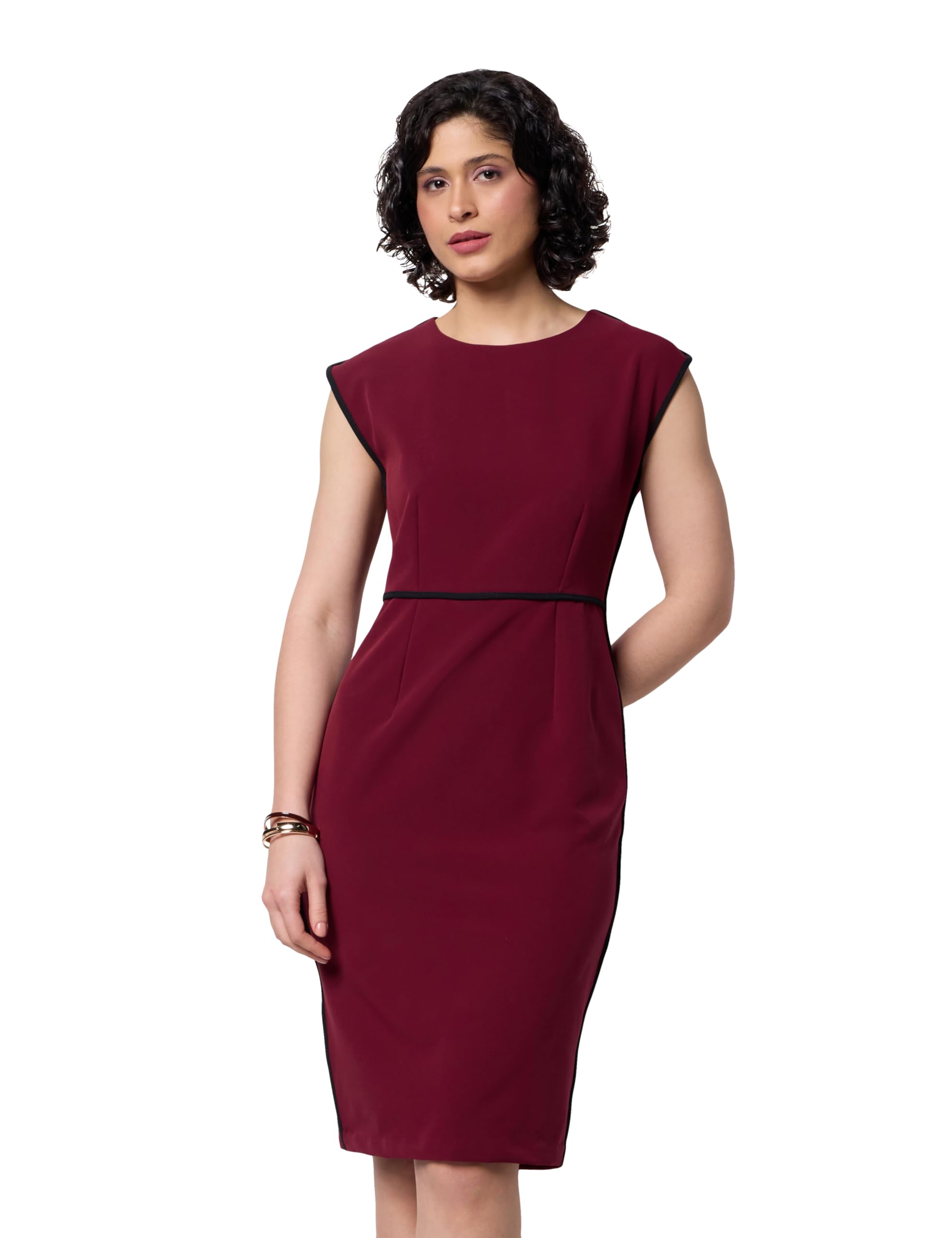 Women's Sheath Dress (Knee Length | Desk-to-Dinner) (Available in Plus Sizes)-image-39