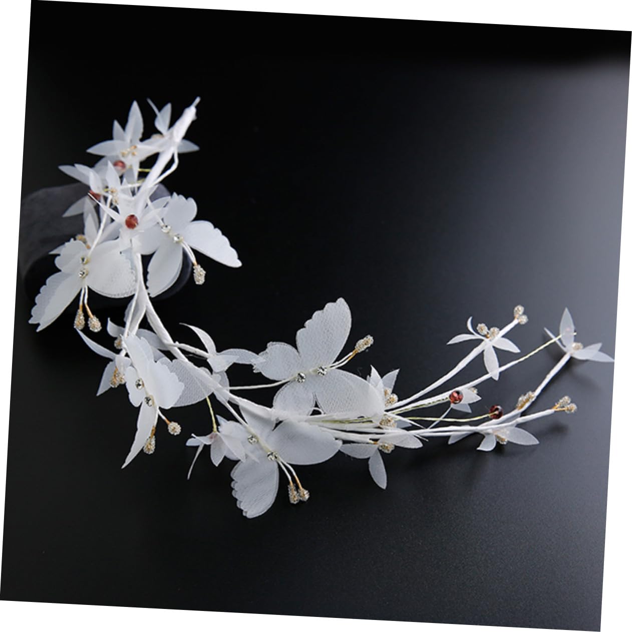 VICASKY 3 Pezzi Cerchietto Bianco per Sposa e Damigelle Fascia Raffinato per Matrimonio e Banchetto Accessorio Femminile Chic e