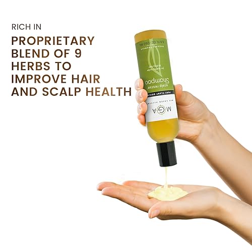 Miniatura 5 de Champú de rescate del cuero cabelludo 88 onzas líquidas cabello saludable favorito rizado reduce la picazón del cuero cabelludo seco la caspa y el