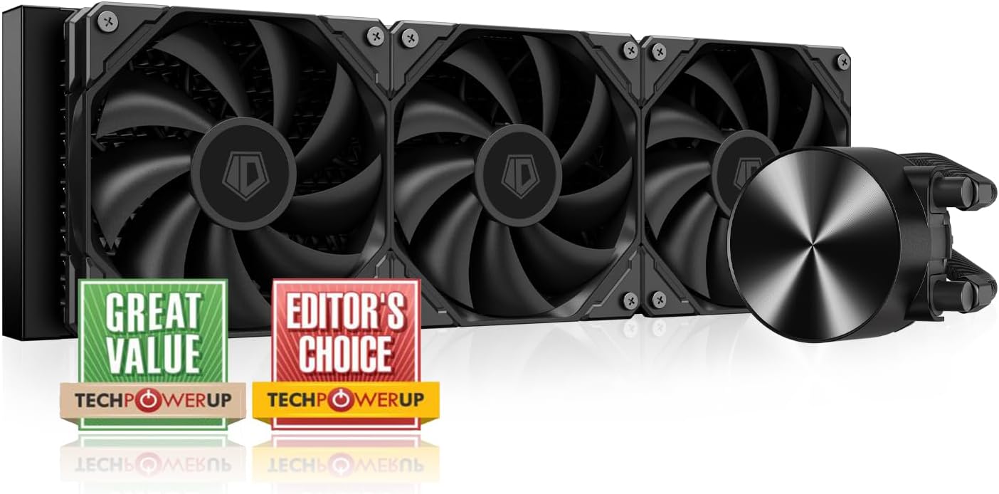 FX360 PRO Liquid CPU Cooler for Desktop - 360mm AIO Cooler, 3 x 120mm High-efficient Fans, Special CD Pattern Pump Header, Intel & AMD Compatible