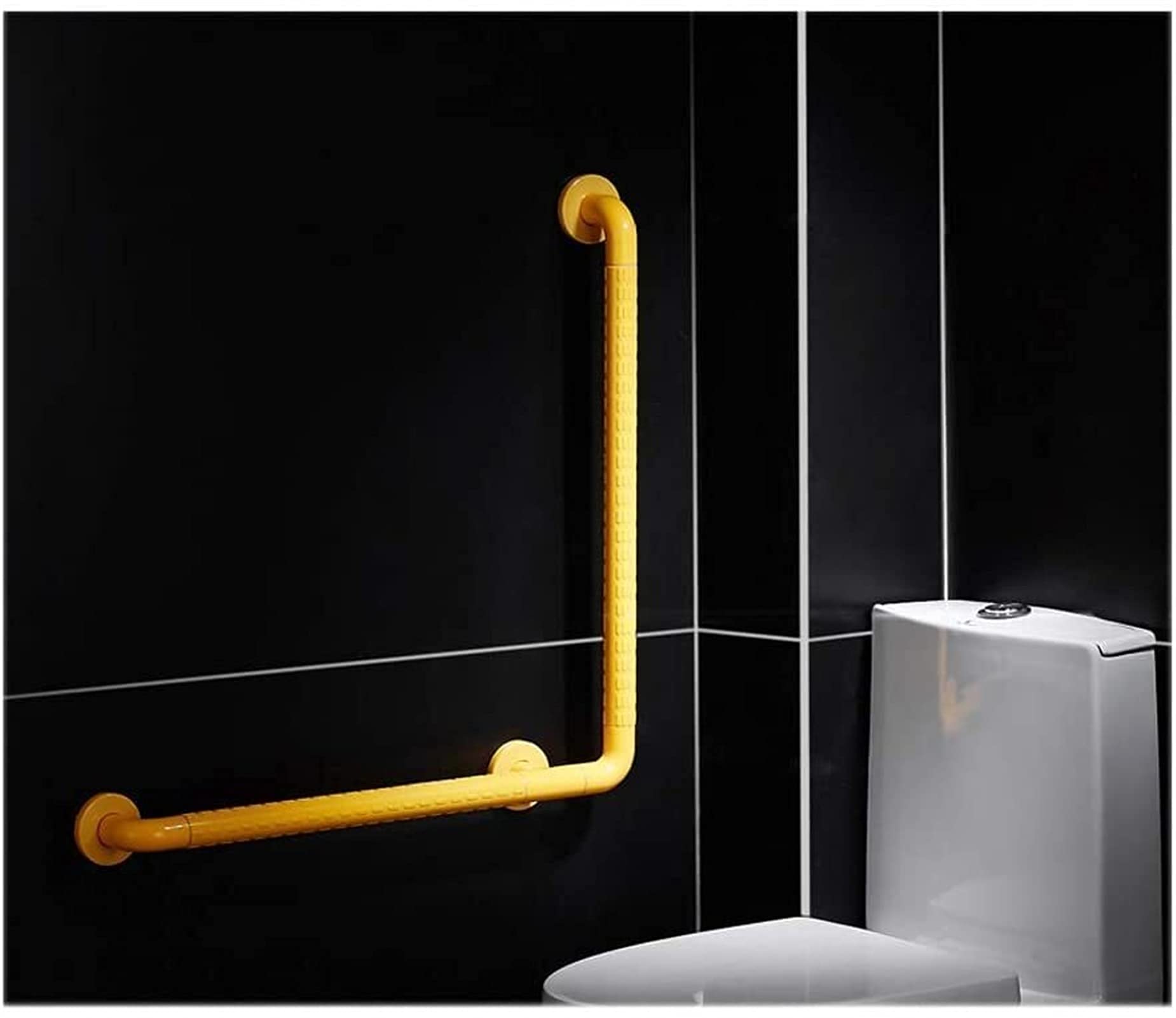 Barre d'appui de sécurité WC suspendue poignée accessible handicapé 60x40