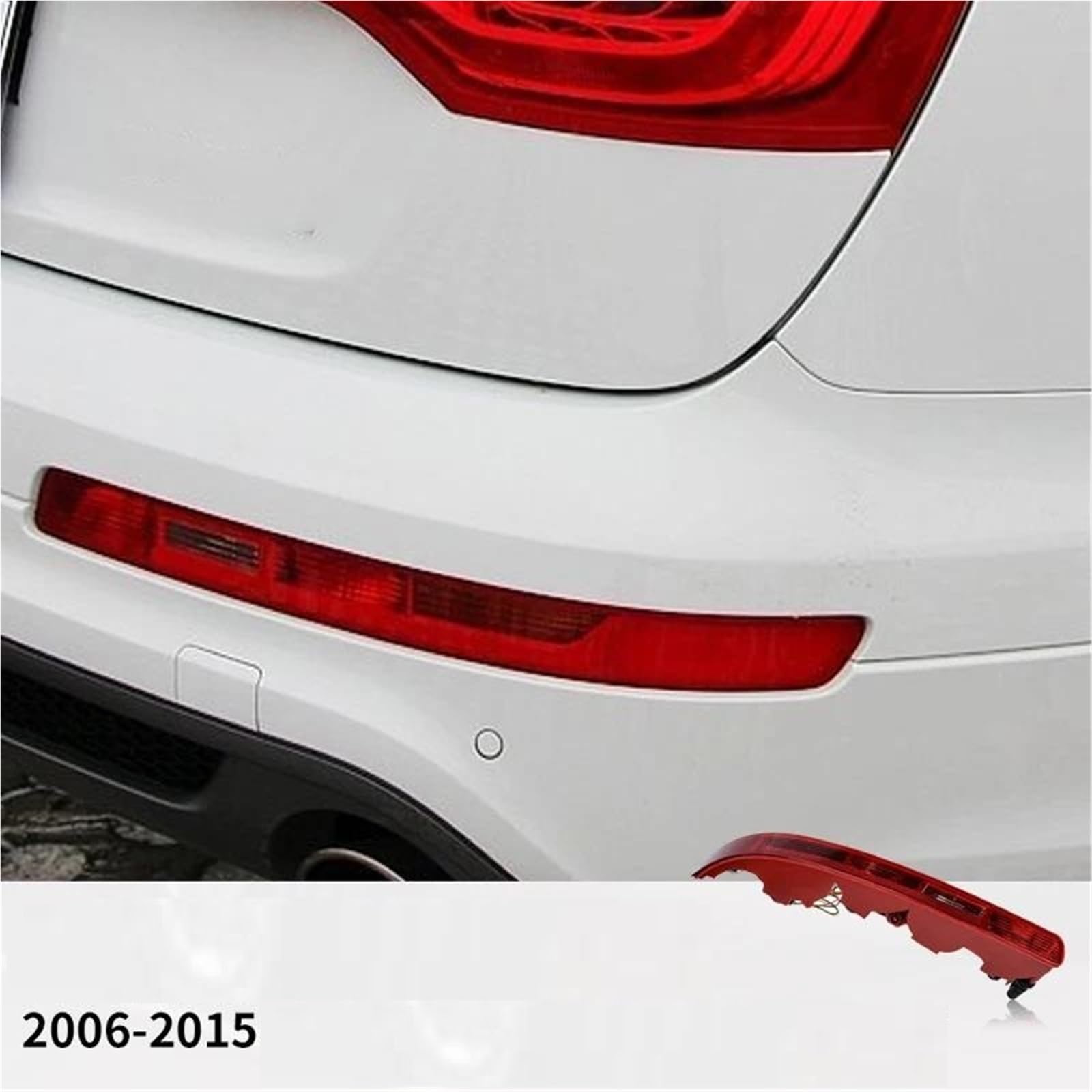Generico Fanali Posteriori Per Q7 2006-2015 (codice 4L0945096A) Gruppo Ottico Paraurti (luce Stop, Retromarcia E Catarifrangente) Con Lampadina Ricambio fanale posteriore(Sinistra)