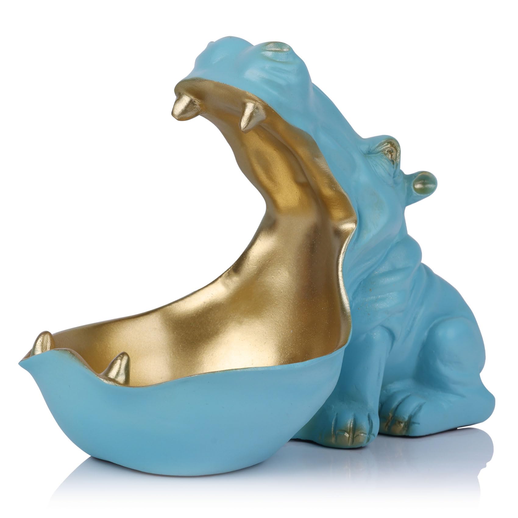 Amazon.com: Hippo Figurine Candy Dish & Key Bowl - Unique Resin