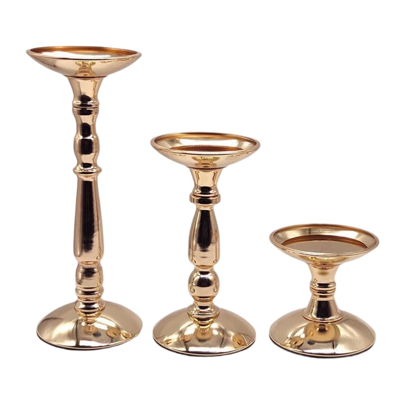 Taper Holder Iron Candlestick Holders for Home Dinning Table Centerpiece Wedding Holiday Party Chrismas Candlestick Holders
