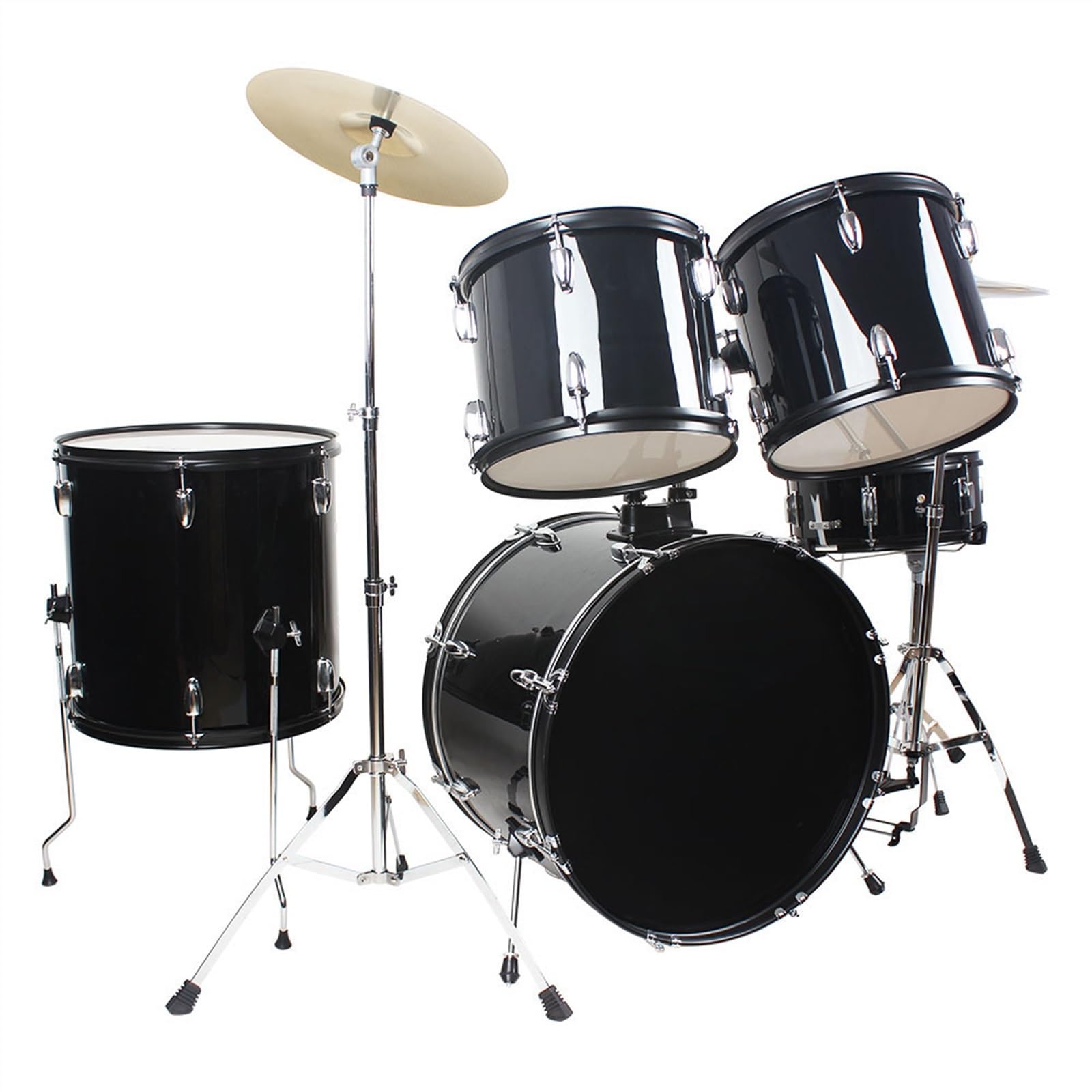 Cymbal Brass Percussion Instruments Pièces Accessoires Crash Hi-Hat Drum Cymbals Kit Cymbales pour débutants (Color : 20-inch)