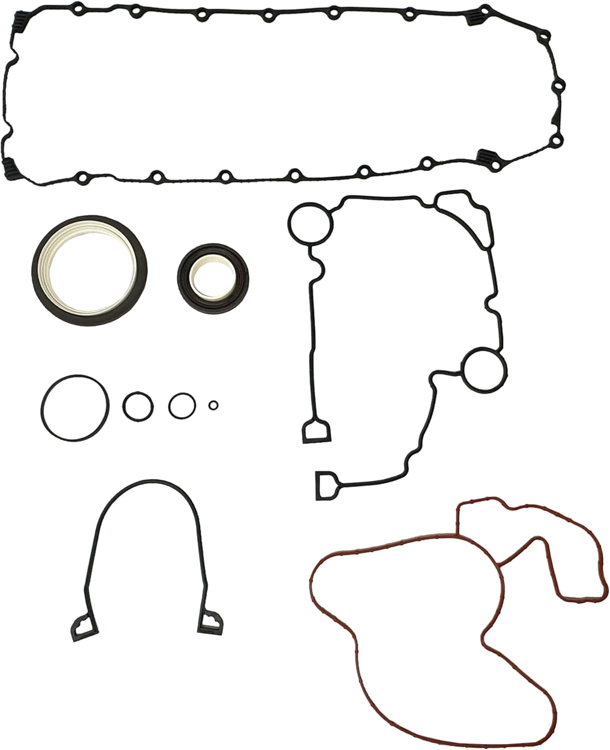DNJ LGS1163B Lower Gasket Set for 2011-2015 Dodge Jeep Durango Grand Cherokee 5.7L V8 16V OHV 345cid