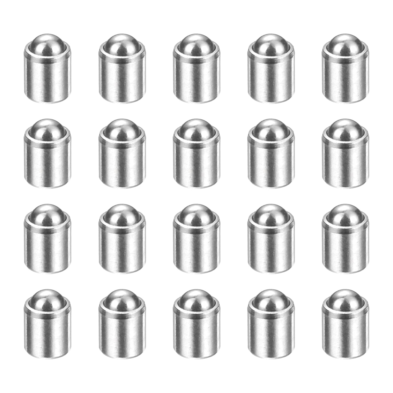 sourcing map Ball Point Spring Plungers 2x2mm 5N Elasticity 20pcs