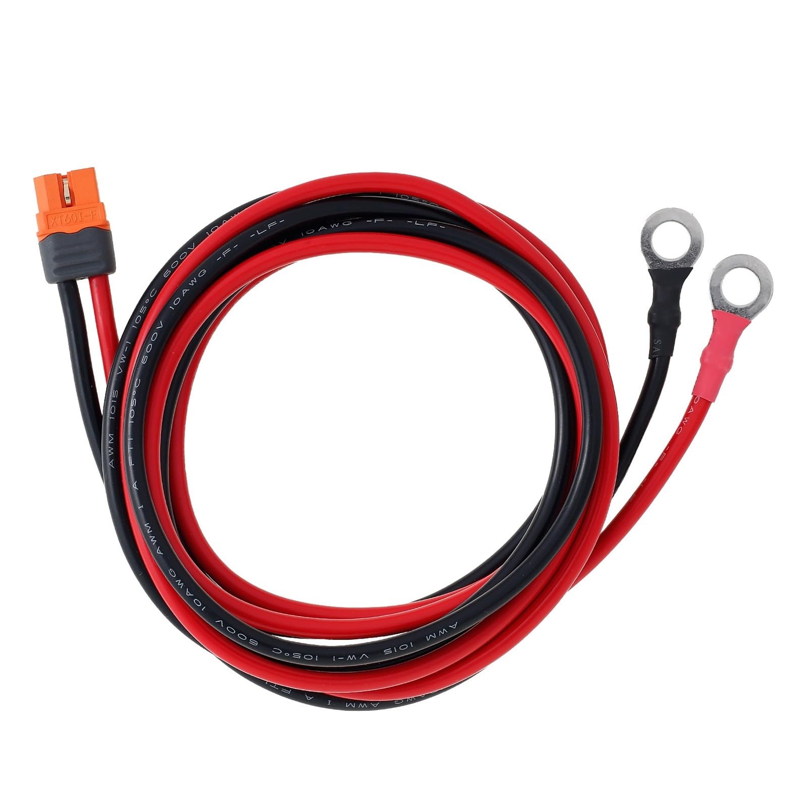 Wtyczka i gniazda z kablami XT60i F kabel przedłużający, solarny kabel do ładowania 12AWG, wtyczka kablowa, przedłużacz do baterii elektrowni paneli słonecznych