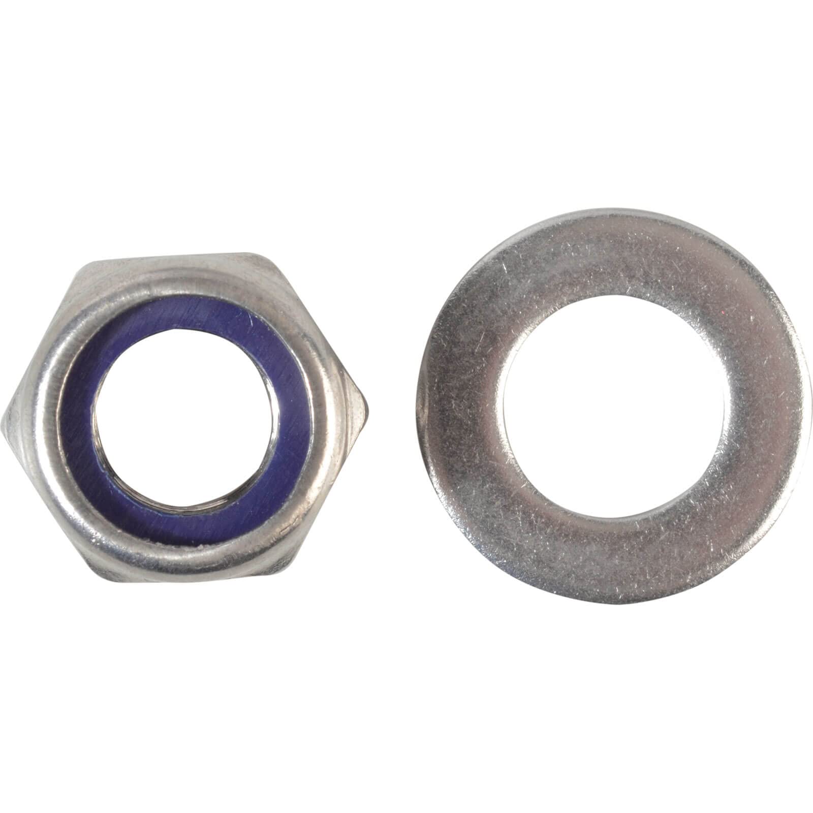Forgefix Nyloc Nuts & Washers A2 Stainless Steel M12 Forgepack 6