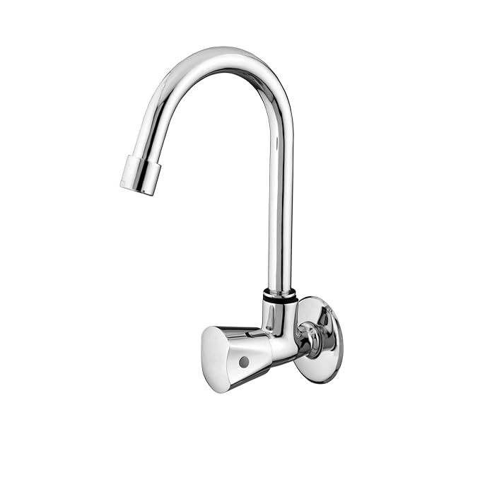 Buy Prayag 6516 Bib Cock Sink Tap Regular Spout(W/M) With Flange Online