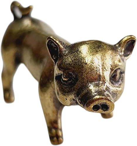 Miniatura 8 de DMtse Estatua china de Feng Shui de latón para escultura de animales, coleccionables, regalo