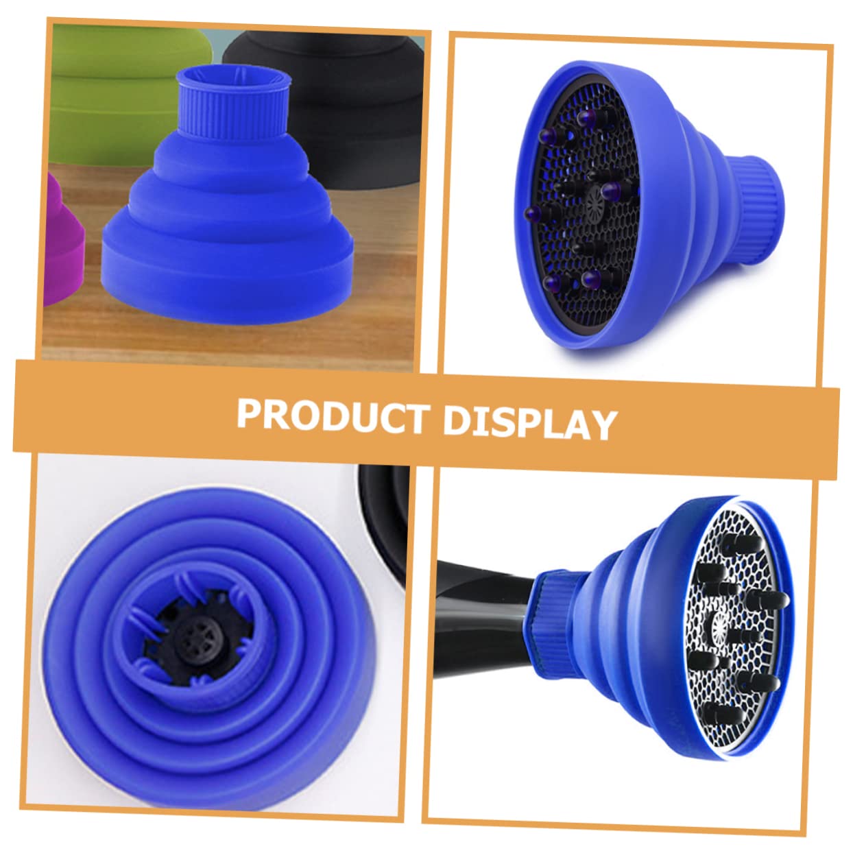 Ipetboom Silicone Windshield Hair Dryer Diffuser Cover Portable and Lightweight for Travel