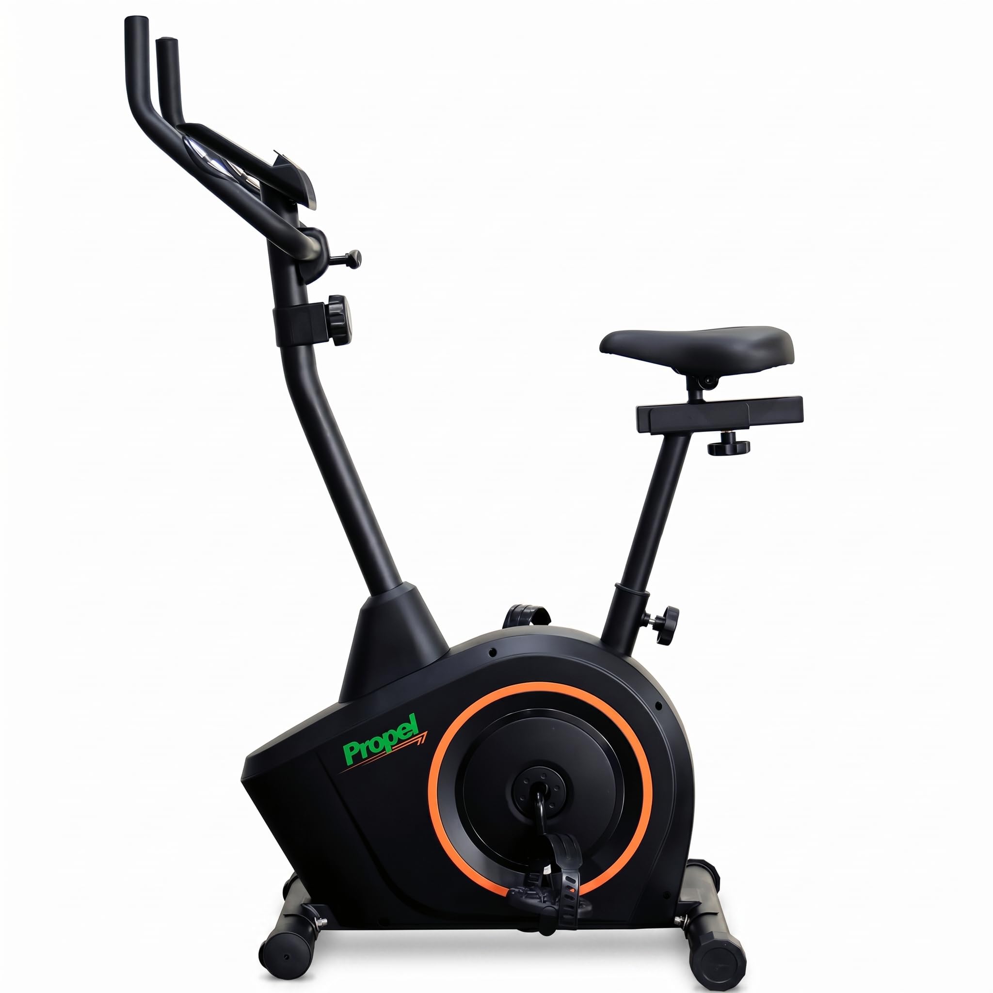 Propel FitnessOne HU 57i Upright Exercise Bike | 120kg Capacity | 5kg 2-Way Flywheel | 8-Level Magnetic Resistance | LCD Display | Adjustable Seat | Home Cardio Fitness Cycle-image-43