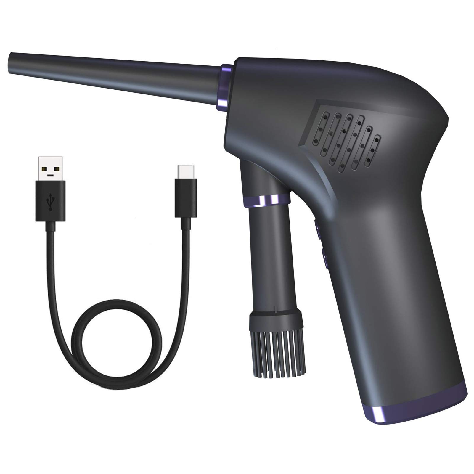 Buy Compressed Air Duster, 45000rpm Rechargeable Cleaning Air Can for