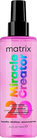 Matrix, Spray Multibenefícios, Miracle Creator, Para Todos Os Tipos De Cabelo, 20 Benefícios, Multifuncional, Leave-in Em Spray, Revitaliza, Nutre
