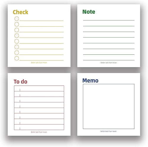 Paquete de 4200 hojas de notas adhesivas de 3 x 3 pulgadas, almohadillas de planificador de productividad de alto adhesivo para gestión del tiempo,