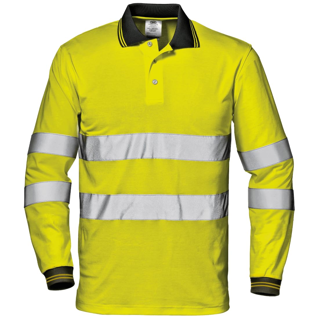 Sir Safety Polo Max Confort MC3815 – Polo da Lavoro Alta visibilità Manica Lunga EN ISO 20471