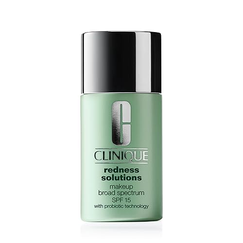Clinique Redness Solutions Liquid Foundation Makeup Broad Spectrum SPF 15 With Probiotic Technology For Redness-Prone Skin| Medium Coverage + Natural Finish - AD Calming Neutral - very fair, cool-neutral undertones