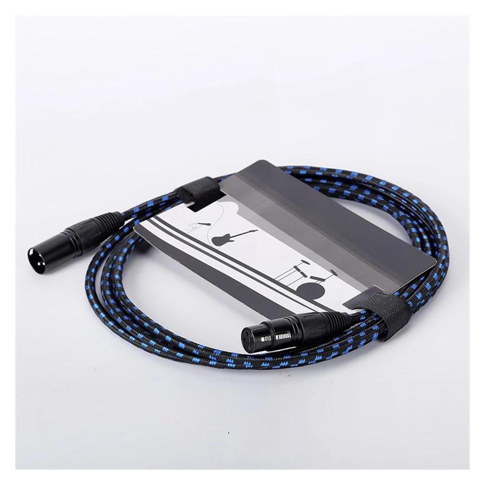 Cable profesional para guitarra interfaz balanceada macho a hembra apantallado 3 metros cable de instrumento de guitarra