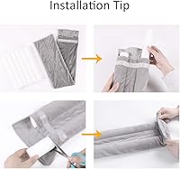 Vista 4 de VISEMAN Tope de Puerta de 36 Pulgadas Bajo la Puerta - Bloqueador de Ruido de Puerta, Tope de Puerta de Doble Cara, Lavable a Máquina