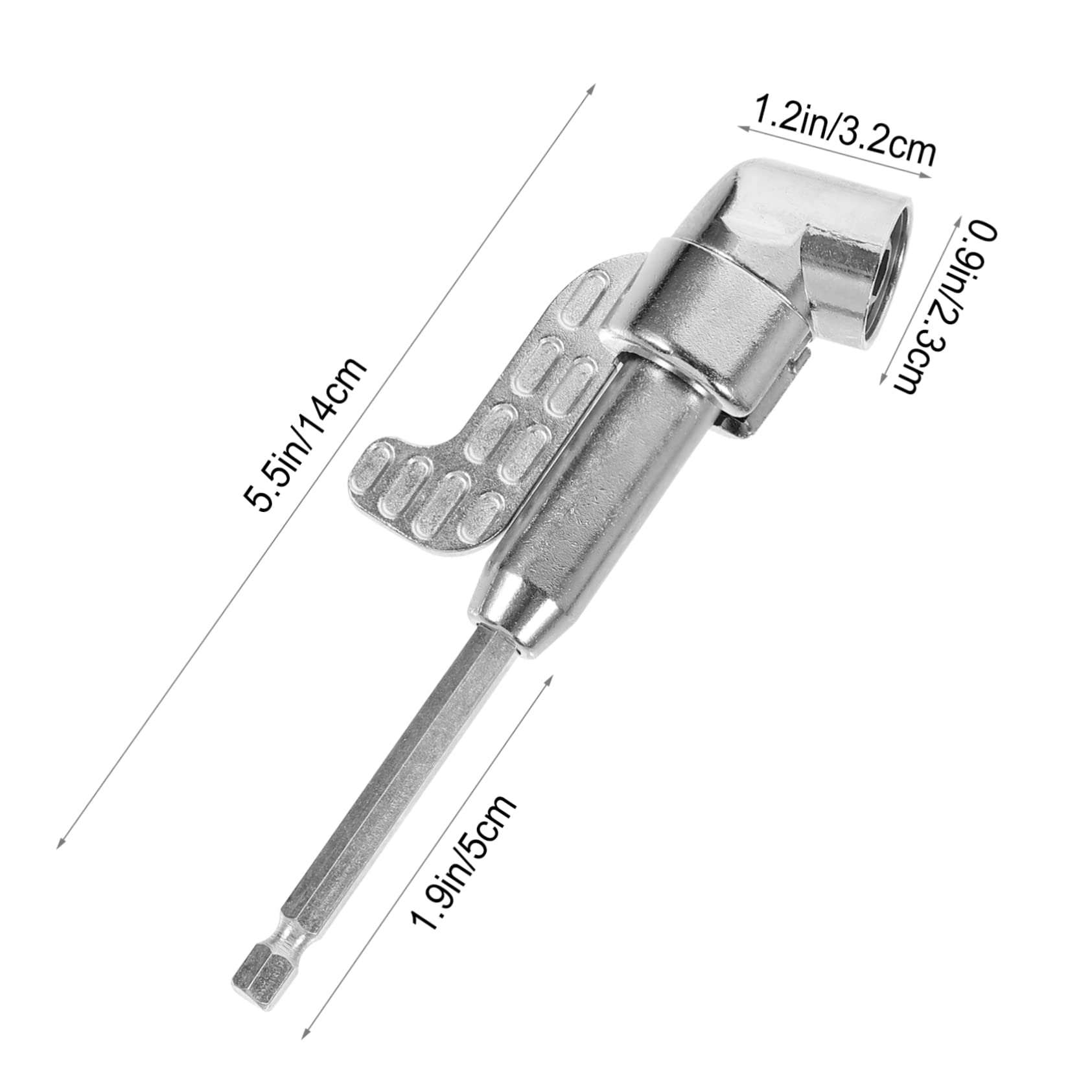 VILLCASE 1 Hand Drill Extension Kit Drill Bit Holder Kits Screwdriver Bit Shaft Kit Hand Drill Shaft Kit Flexible Shaft for Hand Drill Flexible Extensions for Drills Silver Plastic