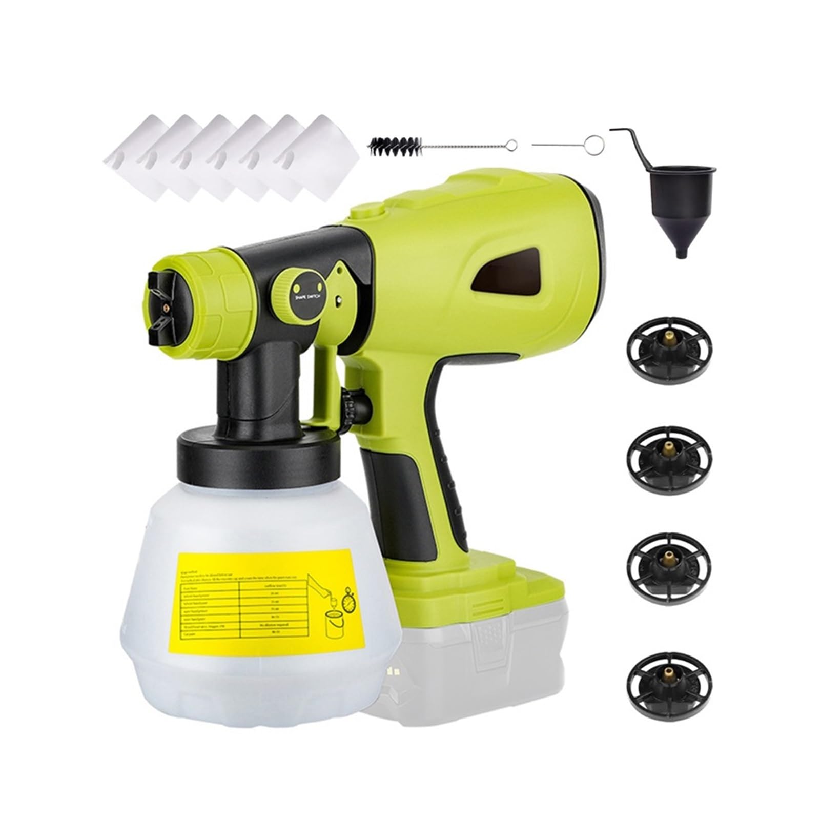 Pistolet peinture sans fil 20V pour repeindre sans traces ni effort