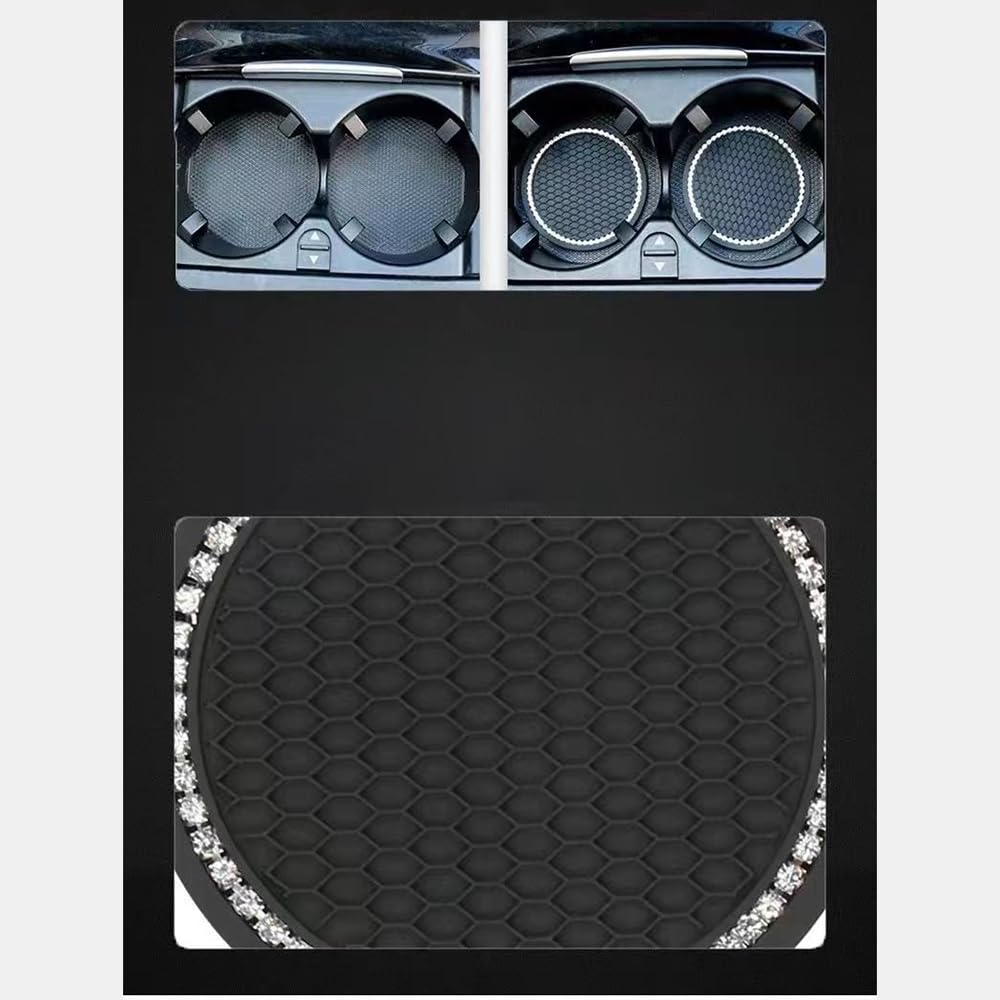 4 sottobicchieri per portabicchieri per auto, design con bandiera