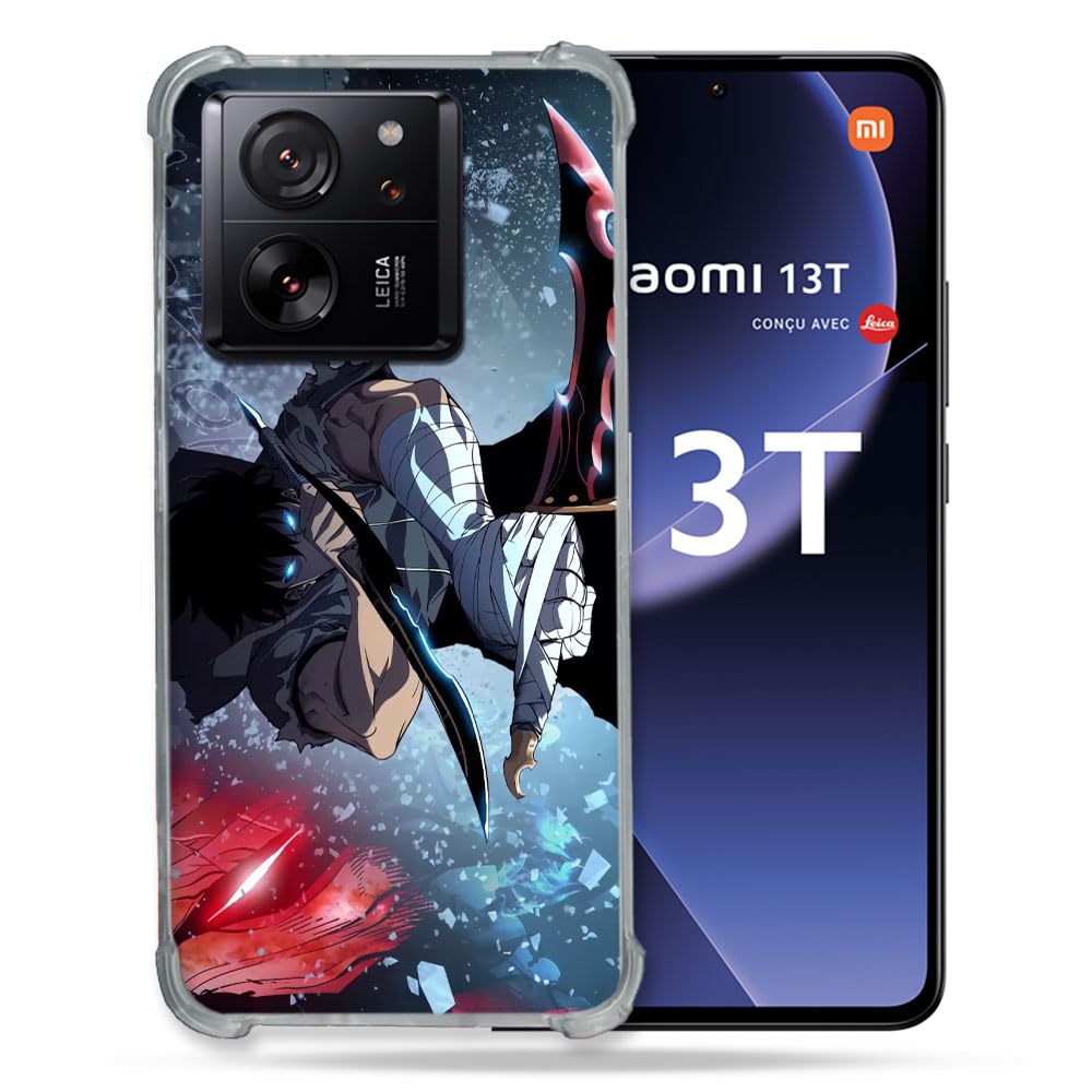 Cokitec Reinforced Case for Xiaomi 13T / 13T Pro Manga Solo Leveling Sung Epee