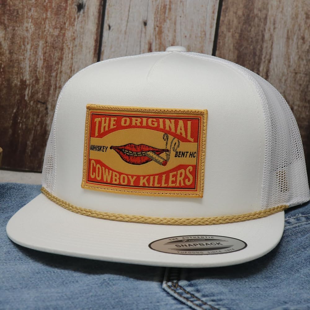 WHISKEY BENT HAT CO. Matchbox - Original Cowboy Killers 5-Panel Meshback Snapback Hat - Image 4
