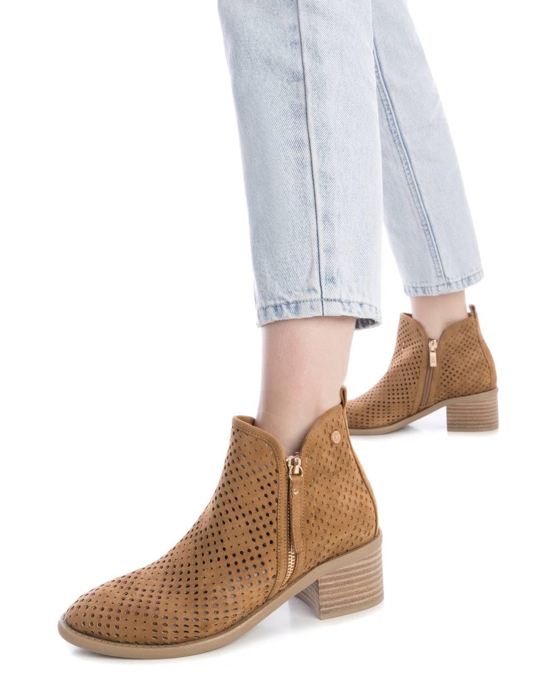 XTI - Botines de tacón 143961 Mujer Camel