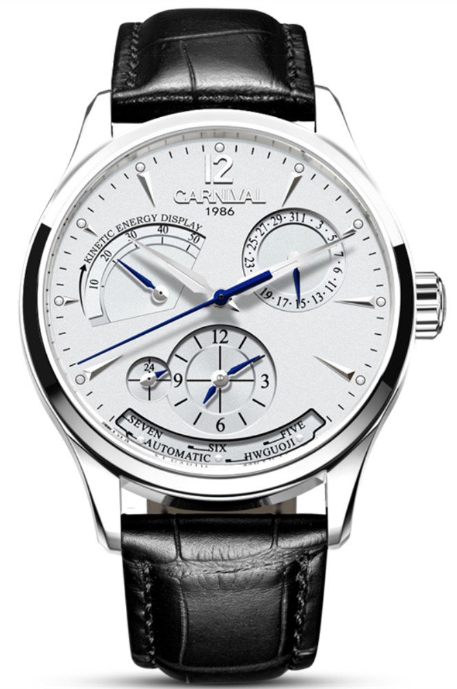 TEINTOP Carnival Men's Watch Complications Power Reserve Display Dual Time Zone