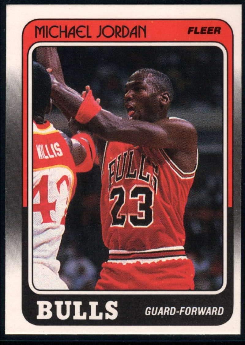Basketball NBA 1988-89 Fleer #17 Michael Jordan Bulls