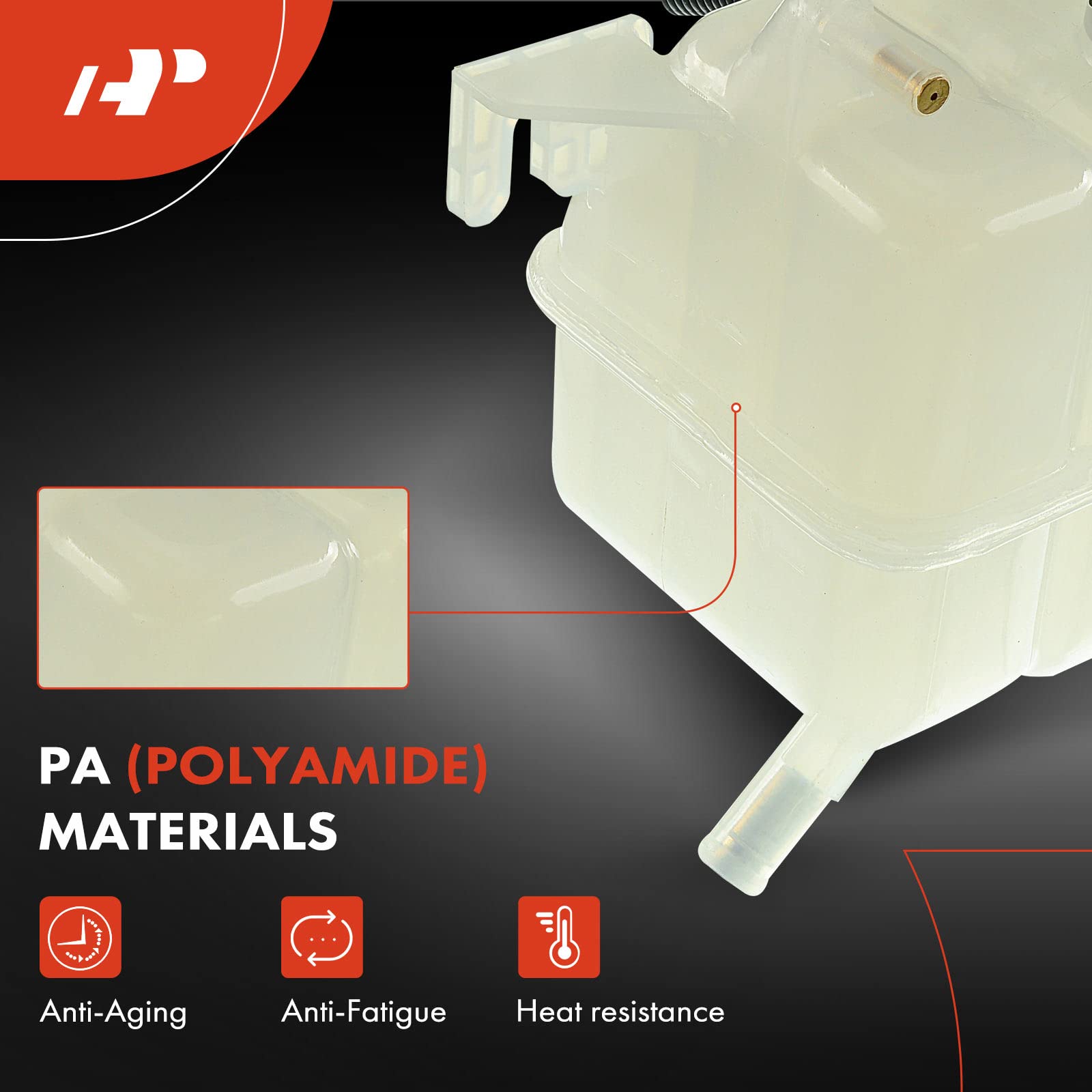 Tanque De Desbordamiento De Refrigerante Con Tapa Para Saturn Pontiac 2003-2010, Reemplazo Directo 10368831 603-097