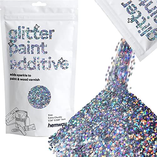 Hemway Glitter Paint Additive 100g / 3.5oz Crystals for Acrylic